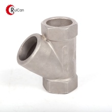 architectural hardware 3-way pipe joint for staircase