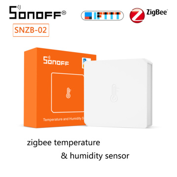 SONOFF Zigbee Temperature Humidity Sensor SNZB-02 Smart Home Automation Modules Work With IFTTT eWeLink App SONOFF ZigBee Bridge