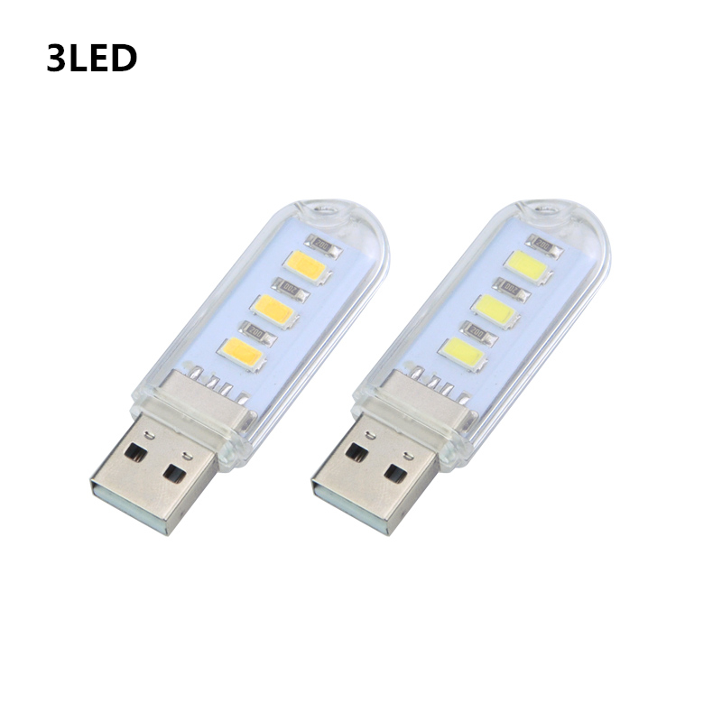 USB Cable LED Night light Eye Care Study Work LED Desk Table Book Reading lamp For PC Notebook Powerbank 5V Power Supply 1Pcs