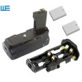 BG-E8 Battery Grip +2 x LP-E8 LPE8 for Canon Rebel T2i, T3i, T4i, for EOS 550D, 600D, 650D, 700D, Kiss X4 Cameras.