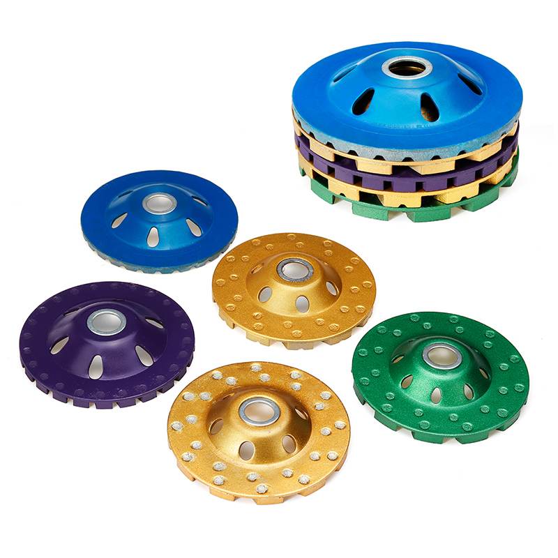 Durable 5 Type 4 Inch 100mm Diamond Grinding Wheel Disc Bowl Shape Grinding Cup Concrete Granite Stone Ceramics Tools