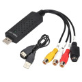 Portable Easycap USB 2.0 Audio Video Capture Card Adapter VHS To DVD Video Capture Converter for Win7/8/XP/Vista