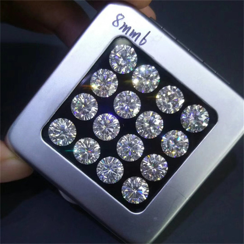 New Arrival Loose Moissanite Nine Heart One Flower Briliant Cut Diamond D Color 0.5-3 Carat Moissanites Beads for Jewelry Making