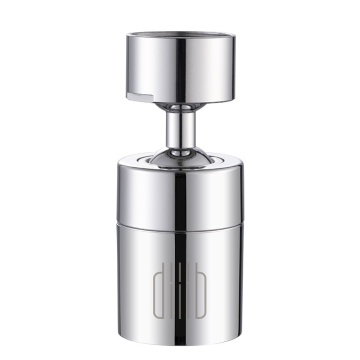 Diiib Kitchen Faucet Bubbler Aerator Tap Nozzle 360-Degree Double Modes 2-Flow Splash-Proof Water Saving Filter