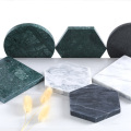 Creative luxury marble ceramic coaster drink cup coffee pad tea mat dining table placemat dining table decoration 1PCS
