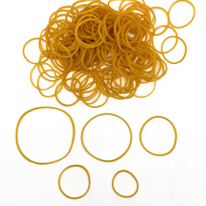 Yellow Natural Latex High Elastic Rubber Bands
