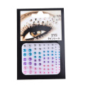 10stylesChristmas DIY Eye Tattoo Stickers Makeup Xmas Decor Eyebrow Face Body Art Adhesive Crystal Glitter Jewels Festival Party