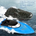 2.4GHz RC Boat With Animal Head Joke Prank fun water toy Model electronic Simulation outdoor Racing Boat Toys for children