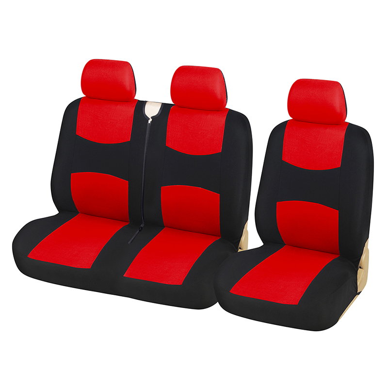 1+2 Seat Covers Gray Car Seat Cover Truck Interior Accessories for Renault Peugeot Opel Vivaro, Fit Universal Transporter/Van