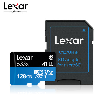 Lexar Micro SD Card 128GB 633x 256GB Memory Card 512G High Speed up to Max 95M/s 64GB Class10 TF Card 32GB Flash Card for tablet