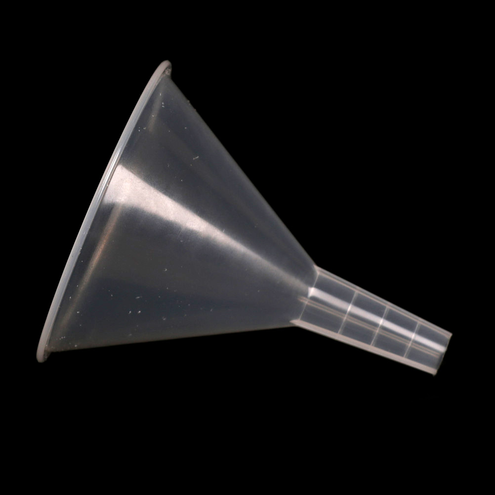 High Qulity 1 Pcs 100mm Laboratory Clear White Plastic Filter Funnel Lab Accessory Teaching Accessories