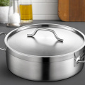 Stainless Steel Handle Cooking Pot with Lid Dutch Oven Gas Stove Induction Soup Milk Cooking Pot Kitchen Pots ollas de cocina