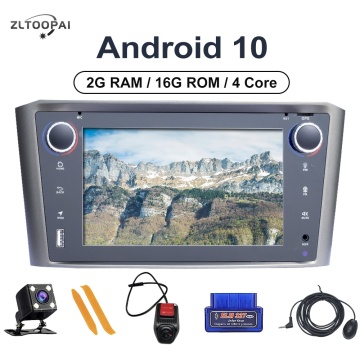 ZLTOOPAI Android 10.0 Auto Radio For Toyota Avensis T25 2002-2008 Car Multimedia Player GPS Navigation 4Core 2GB+16GB Car Stereo
