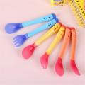 Kuulee Baby Spoon Soft Silicone Temperature Change Color Spoon Children Suppliers
