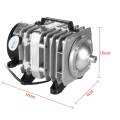 45W 70L/min HAILEA Electromagnetic Air Compressor Fish Tank Oxygen Air Pump Hydroponics 6 Way Air Aerator Pump