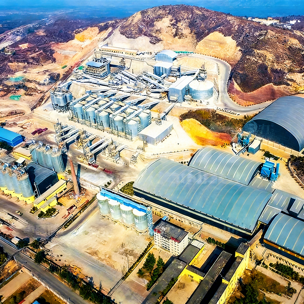 Copper Ore Jaw Cone Crushing Line