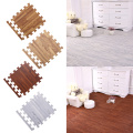 18Pcs Thick Floor Tiles Foam Mats Kid Crawling Mat - Dark Wood Grain Flooring