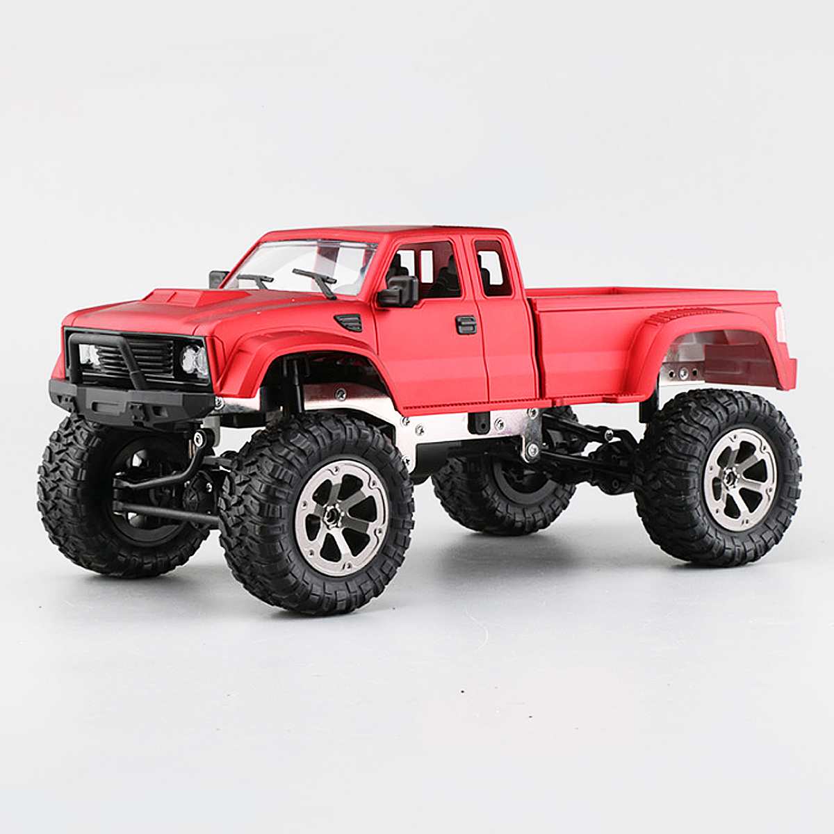 2.4GHz 1:18 Remote Control Race RC Truck Electric Monster Truck 4WD Four Wheels Off-Road Vehicle Red/Blue