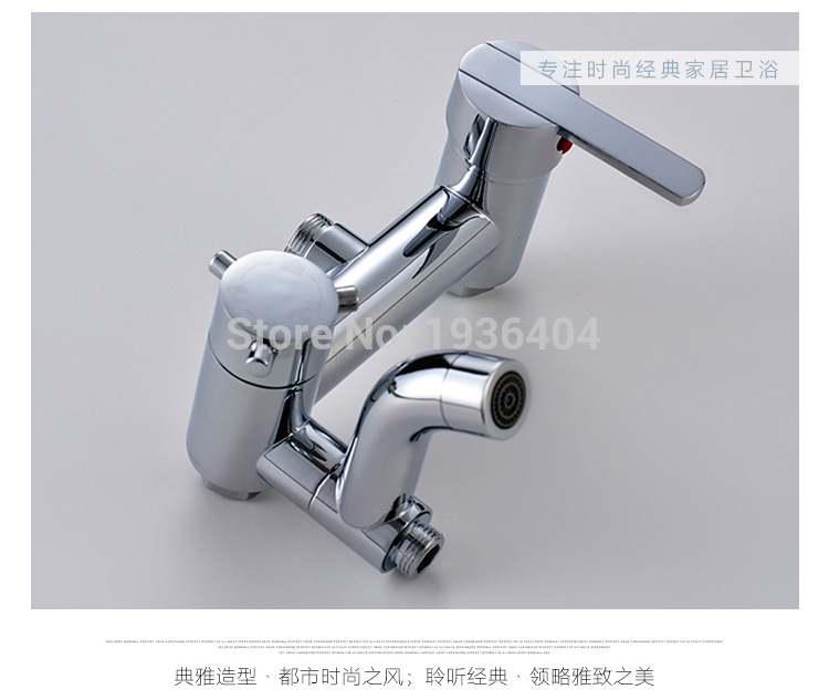 Bathroom Shower Mixer In Wall Shower Faucet Hot and Cold Mixing Valve Chrome Polish Bathroom Shower Set CS1003