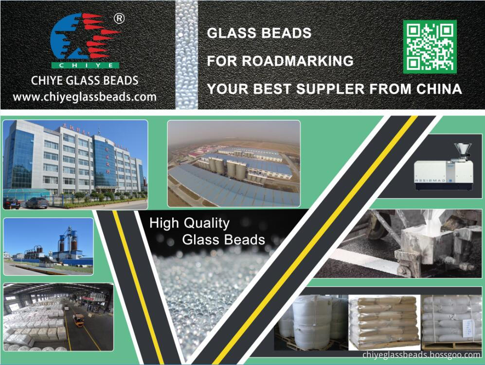 Chiye high quality reflective glass beads for roadmarking