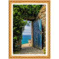 Diy Diamond Painting Cross Stitch Door Of The Ocean View Villa Diamond Needlework Crafts Full Diamond Embroidery