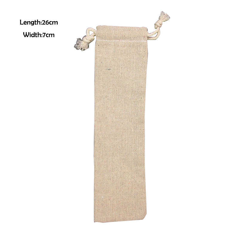 20pcs/lot non-woven fabric storage bag/pouch for stainless steel straws/chopsticks/dinnerware