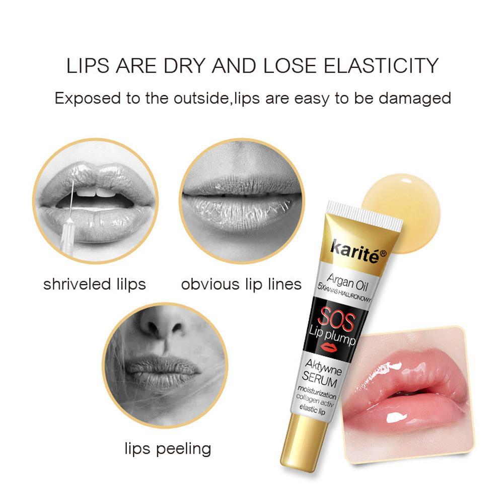 Instant Volumising Lip Plumper Collagen Plump Lip Plumping Gloss Moisturizing Lip Repairing Lip Fine Lines Volumising Lip Oil