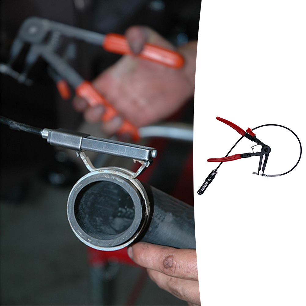 Cable Type Flexible Wire Long Reach Hose Clamp Pliers Multi-tool Car Repairs Removal Hand Tools Auto Vehicle Tools Alicate