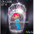 10 Inch Rhinestone Mermaid Pageant Crowns Girls