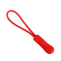 Red zipper puller