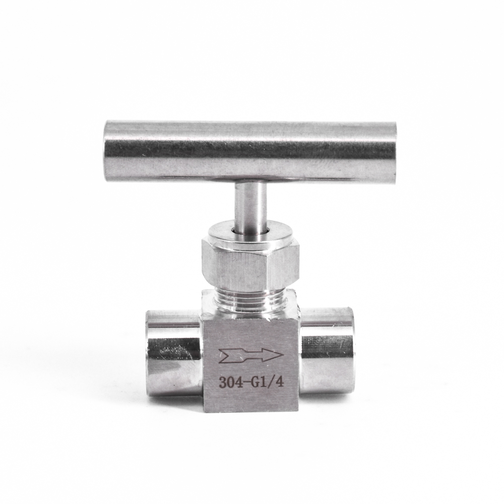 1/8" 1/4" 3/8" 1/2" BSP NPT Female Male Needle Valve Crane 304 Stainless Flow Control Water Gas Oil 915 PSI One-Shape Handle