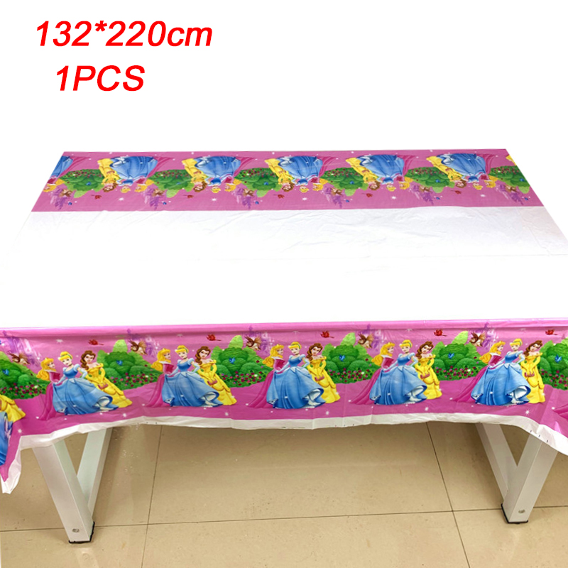 1PCS Disney mickey mouse birthday party tablecloth plastic Frozen Disposable table cover baby shower party supplies table cloth