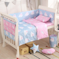 2020 Cotton Baby Bedding Sets Animal Deer Newborn Bumpers Soft Breathable Liner High Quality Sheet Pillow Storage Bag Unisex