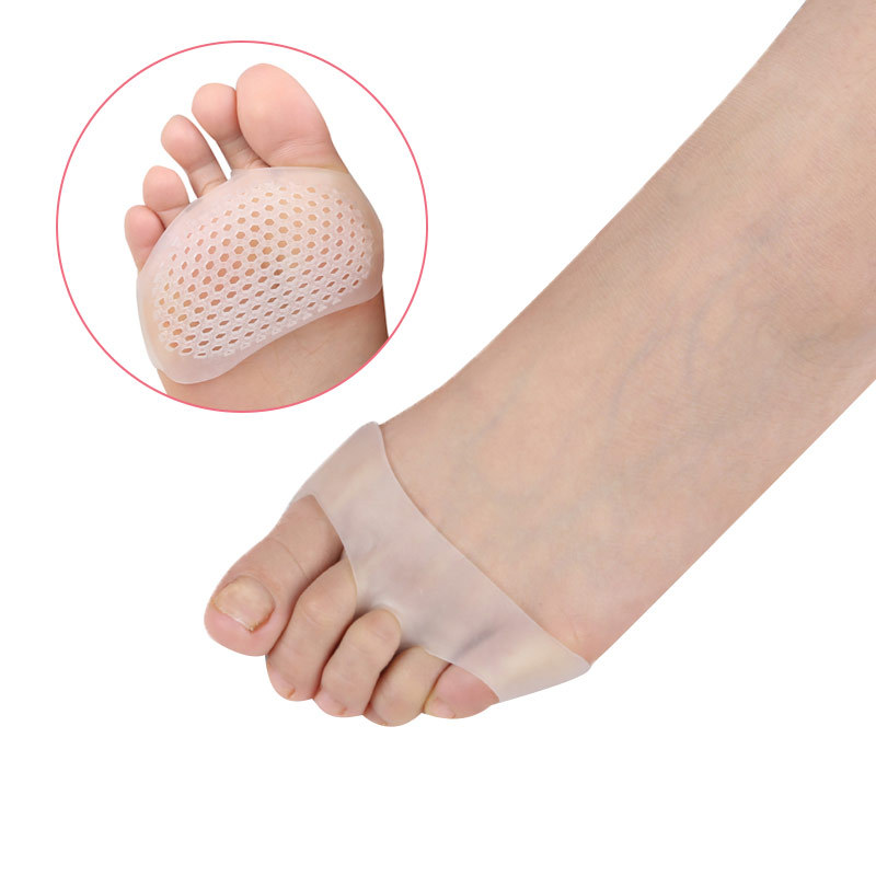 Silica Gel Insoles Honeycomb Fore Pad Cushion SEBS Breathable Anti Pain Sole Lady High Heel Shoes Insole Shoes accessories