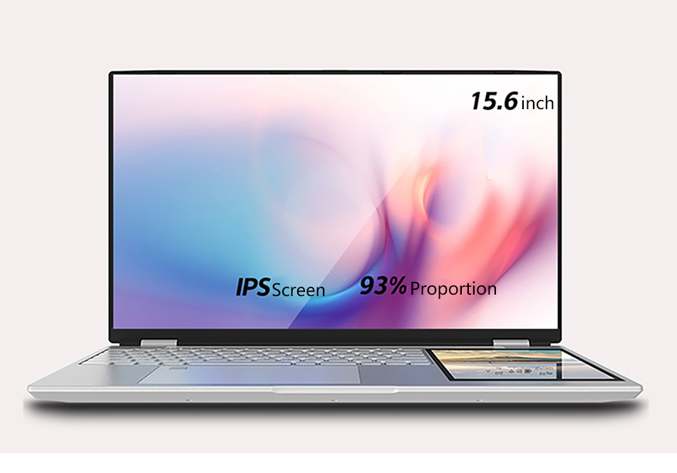 "7-inch dual-screen size"