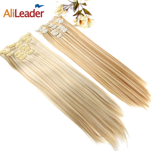 Silky Straight 16Colors Clip Extensions With 16 Clips Supplier, Supply Various Silky Straight 16Colors Clip Extensions With 16 Clips of High Quality