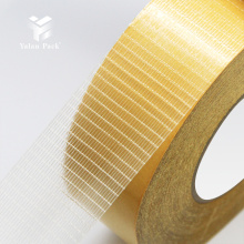 Reinforced Adhesive high tensile strength Waterproof Striped Fiber Filament Tape