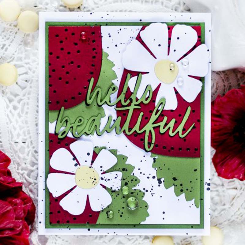 Flowers METAL CUTTING DIES Stencil Scrapbooking Photo Album Card Paper Embossing Craft DIY
