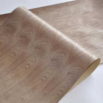 Craft Paper Back Natural American Walnut (C.C) Veneer 2500MM*580MM for bedroom chair table DIY Furniture
