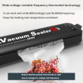 Food Vacuum Sealer Portable Food Fruit Vacuum Sealer Packaging Machine Packer Including 15Pcs Bags For Household EU/US/UK Plug