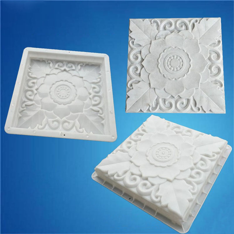 Paver Molds Cement Molds Hexagon Garden Decorative Concrete Brick Stepping Stone Backyard Decor Path Maker Walkway Walk Pavement