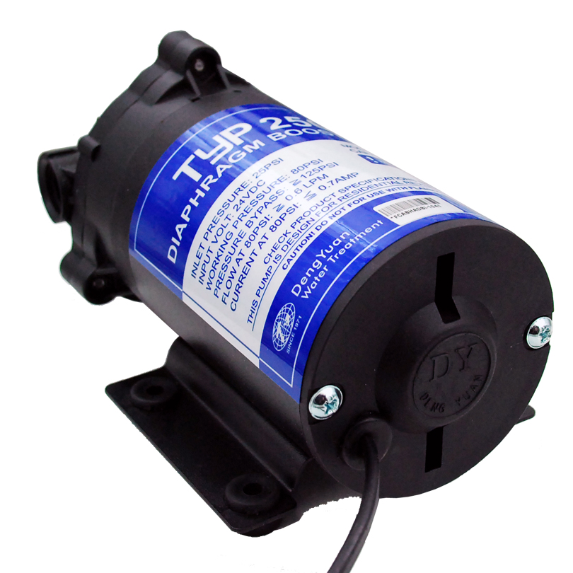 24V 50gpd RO Water Booster Pump Increase Reverse Osmosis Water System Pressure