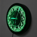 Modern Style LED Wall Clock With Big Numbers Home Decor Arabic Numerals Vintage Design Illuminated Wall Clock Led Wall Sign