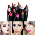 HUAMIANLI Brand 12 Colors Lip Liner Pencil Makeup Set Matte Smooth Waterproof Pigmented Nude Lipliner Pen Cosmetics Lipstick Kit