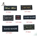 Sloobao 100 Pcs/lot Hand made label Woven Labels for Clothing Shoes Bags Garment clothes Washable accessories Tag DIY main label