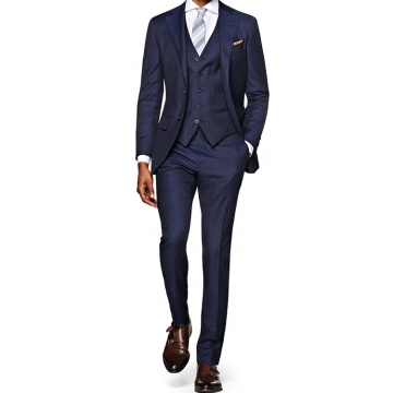American Exquisite Blue Suit with Royal Waistcoat