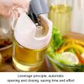 Automatic Opening Closing Oil Bottle Leakproof Condiment Container Stopper Drip Free Oil Dispenser LBShipping