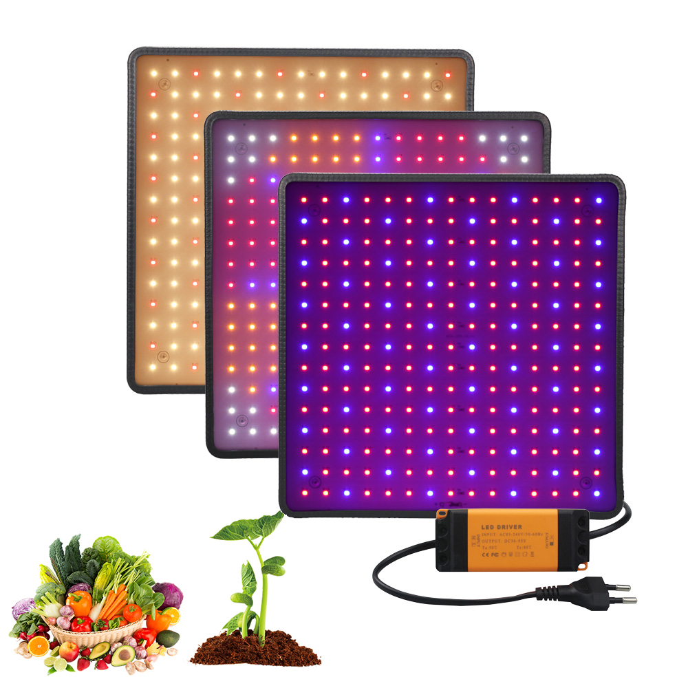 LED Grow Light Indoor Full Spectrum 1000WLED Panel Phyto Lamp for Seed Plants Flowers Greenhouses Hydroponic Grow Tent