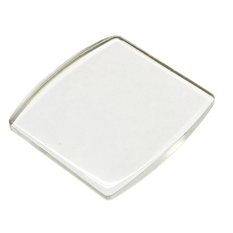 Tonneau mineral watch glass