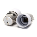 Light&Lighitng Screw LED Light Bulb Socket B22 To E14 Adapter Led Lamp Bulb Base Holder Converter Fireproof Material For Home
